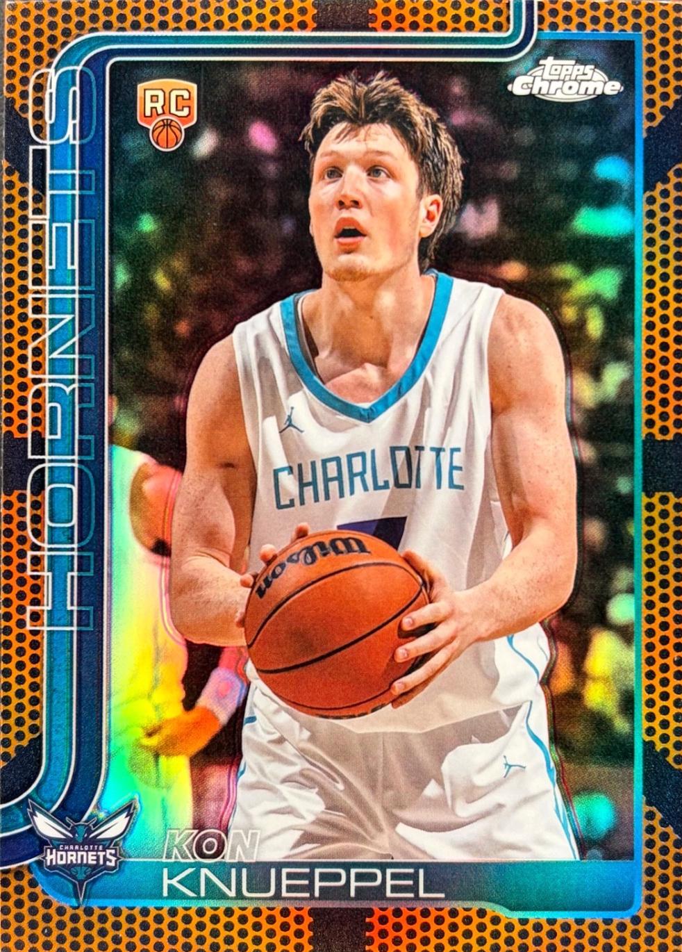 Kon Knueppel [Orange Basketball Refractor] #254