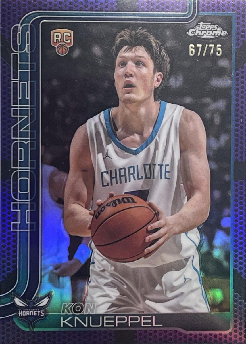 Kon Knueppel [Purple Basketball Refractor] #254