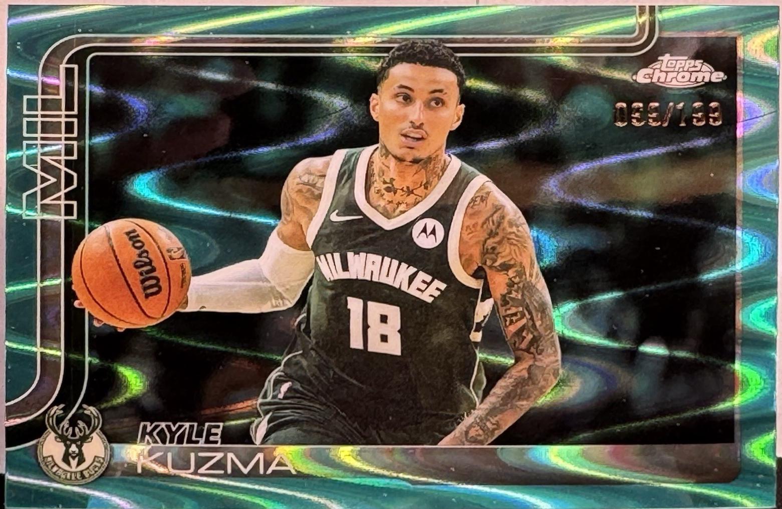 Kyle Kuzma [RayWave Aqua Refractor] #118