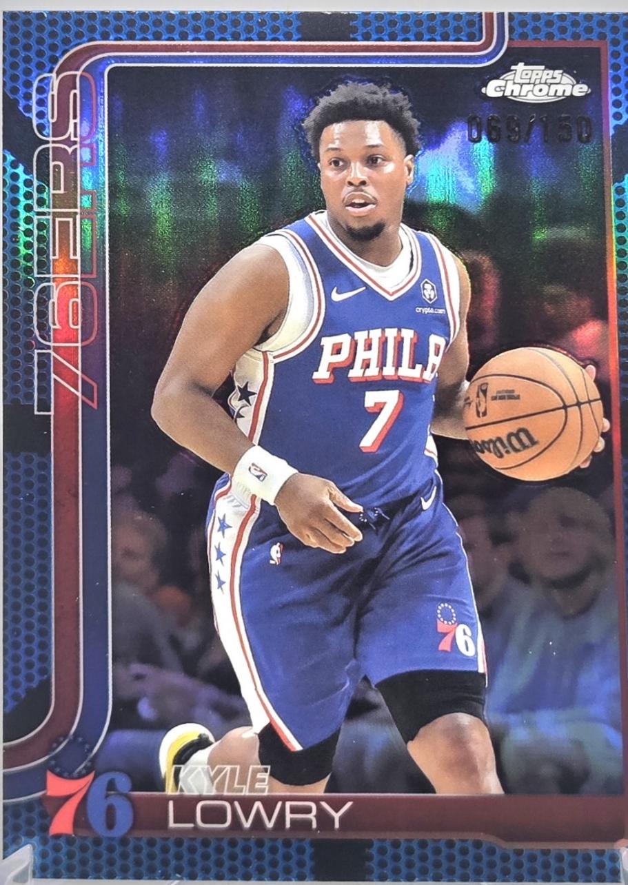 Kyle Lowry [Blue Basketball Refractor] #152