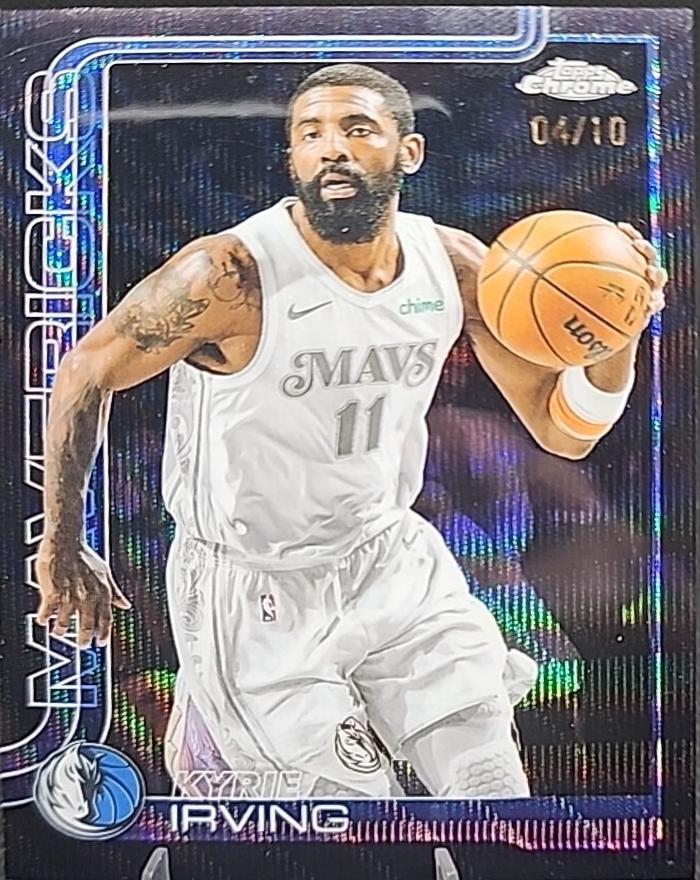 Kyrie Irving [Black Refractor] #40