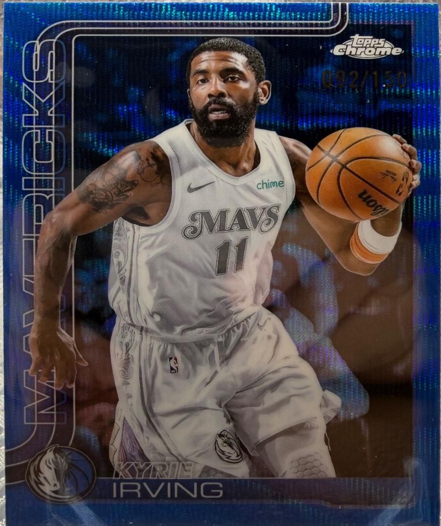 Kyrie Irving [Blue Wave Refractor] #40