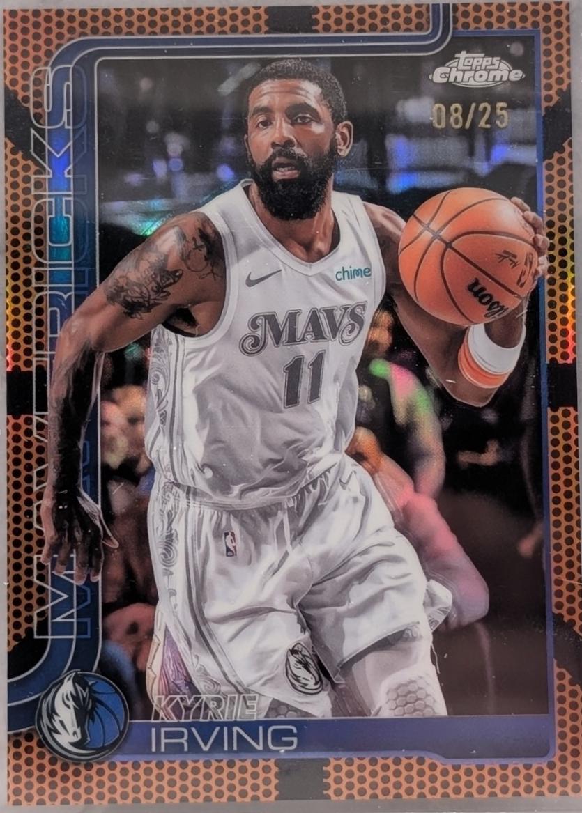 Kyrie Irving [Orange Basketball Refractor] #40
