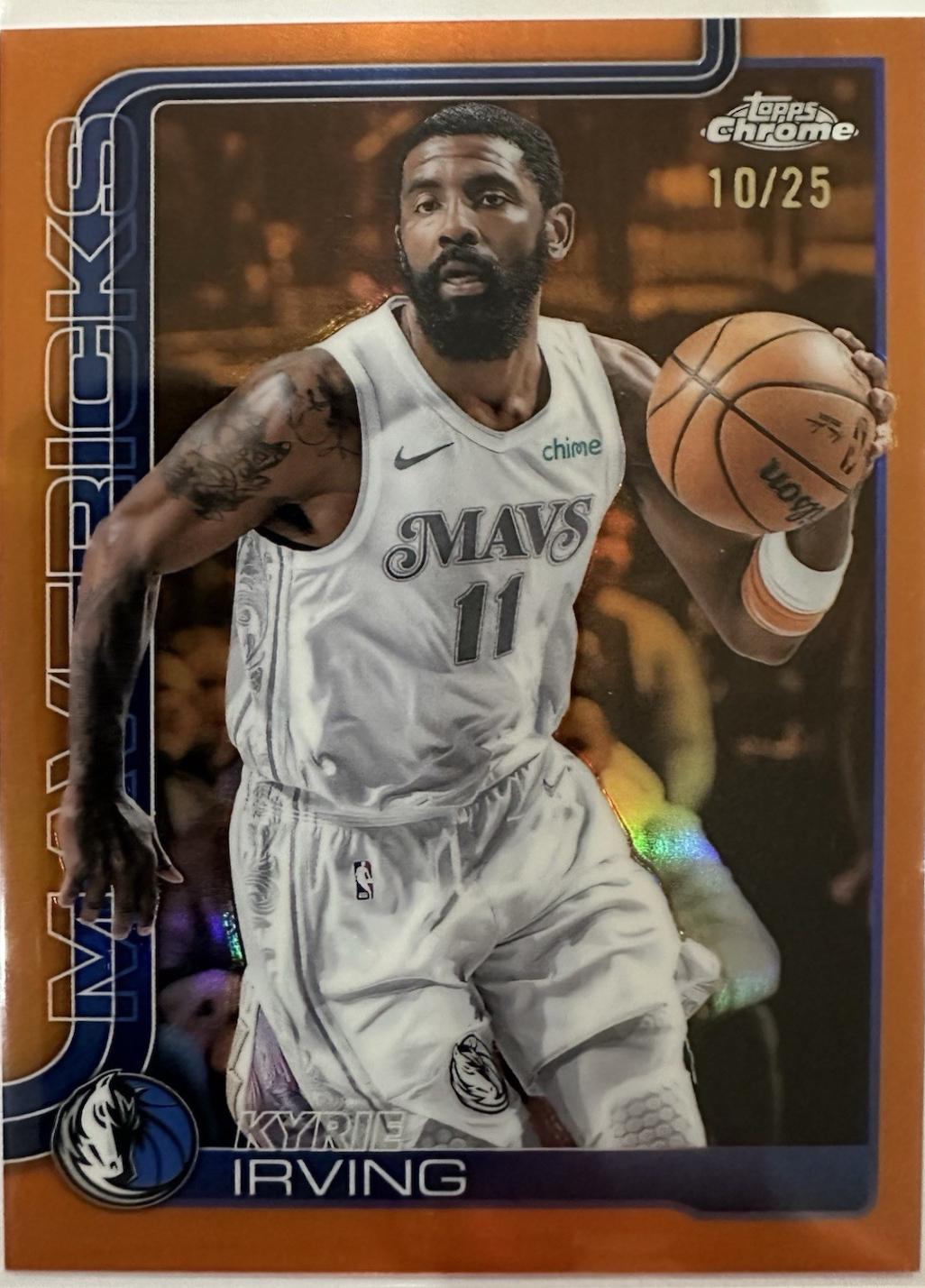Kyrie Irving [Orange Refractor] #40