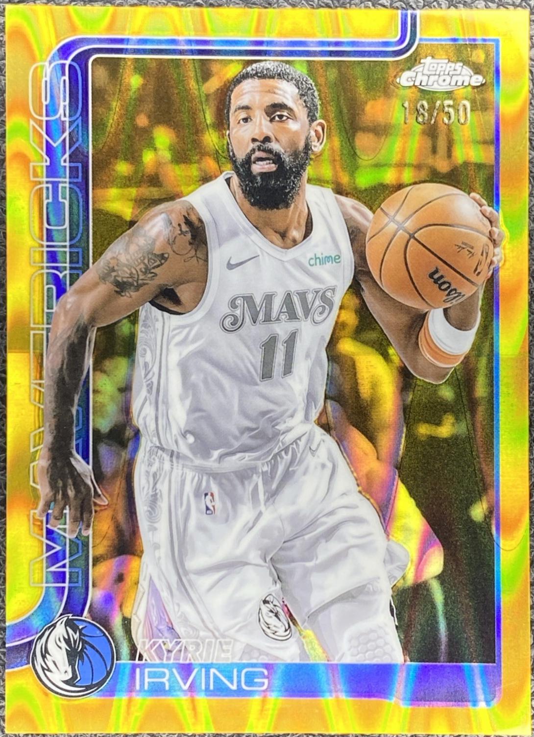 Kyrie Irving [RayWave Gold Refractor] #40