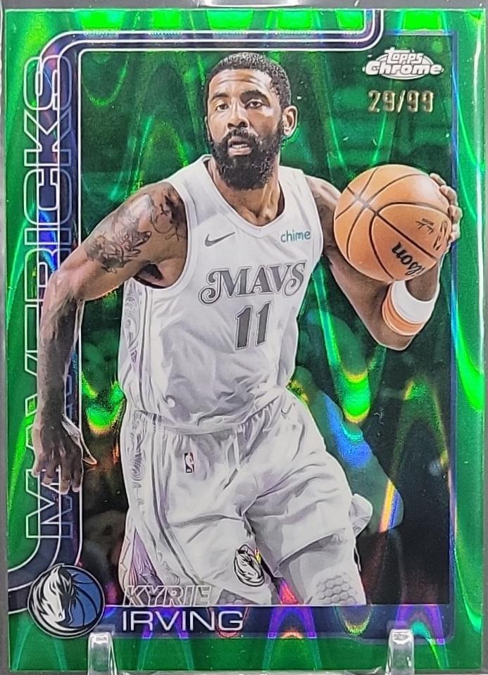 Kyrie Irving [RayWave Green Refractor] #40