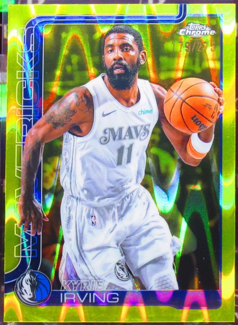 Kyrie Irving [RayWave Yellow Refractor] #40
