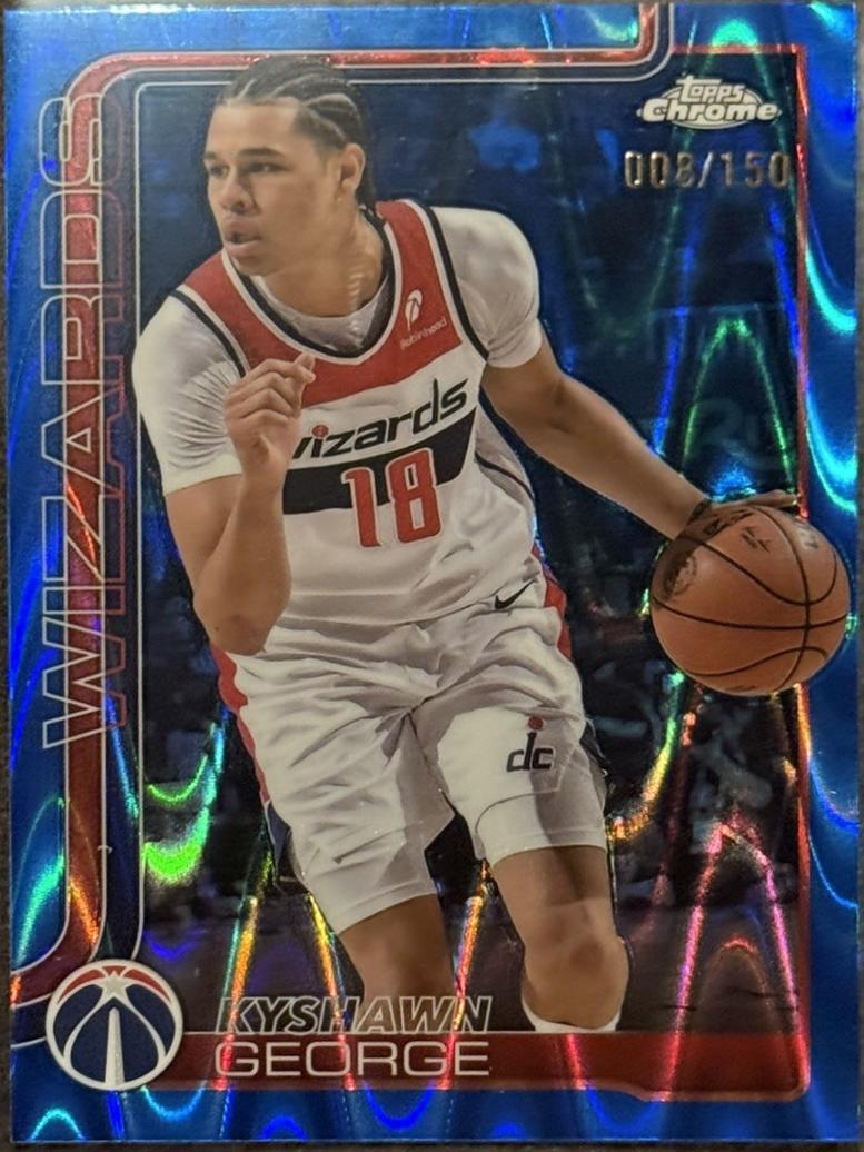 Kyshawn George [Blue Basketball Refractor] #237