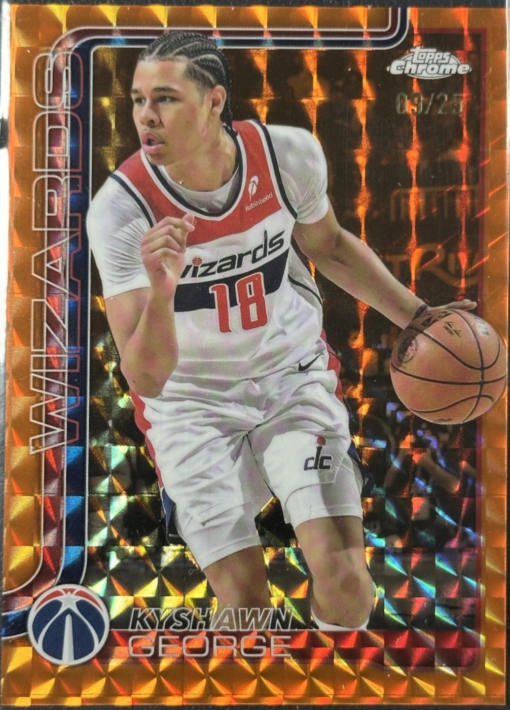 Kyshawn George [Orange Geometric Refractor] #237