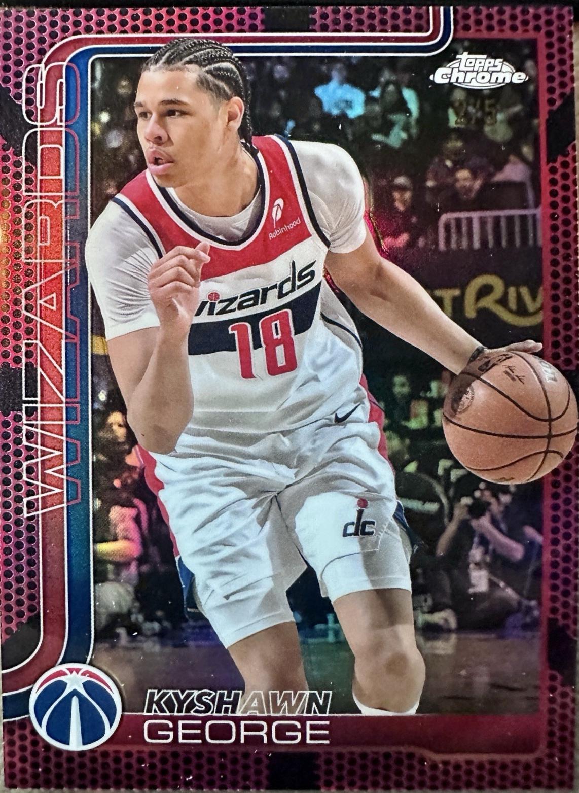Kyshawn George [Red Basketball Refractor] #237