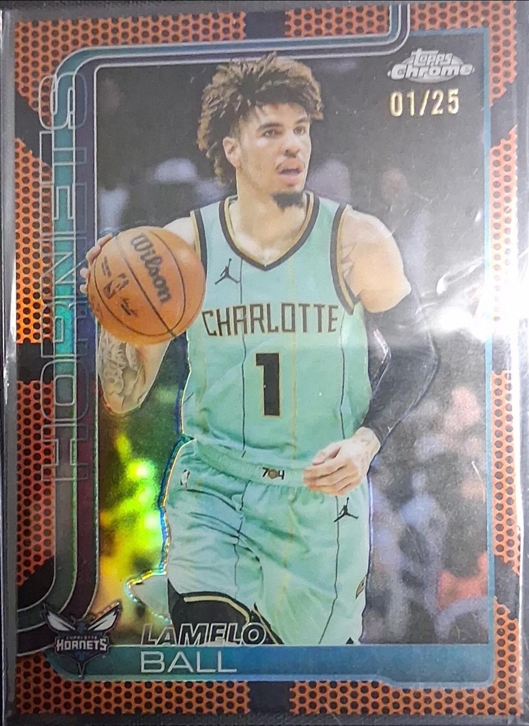 LaMelo Ball [Orange Basketball Refractor] #39