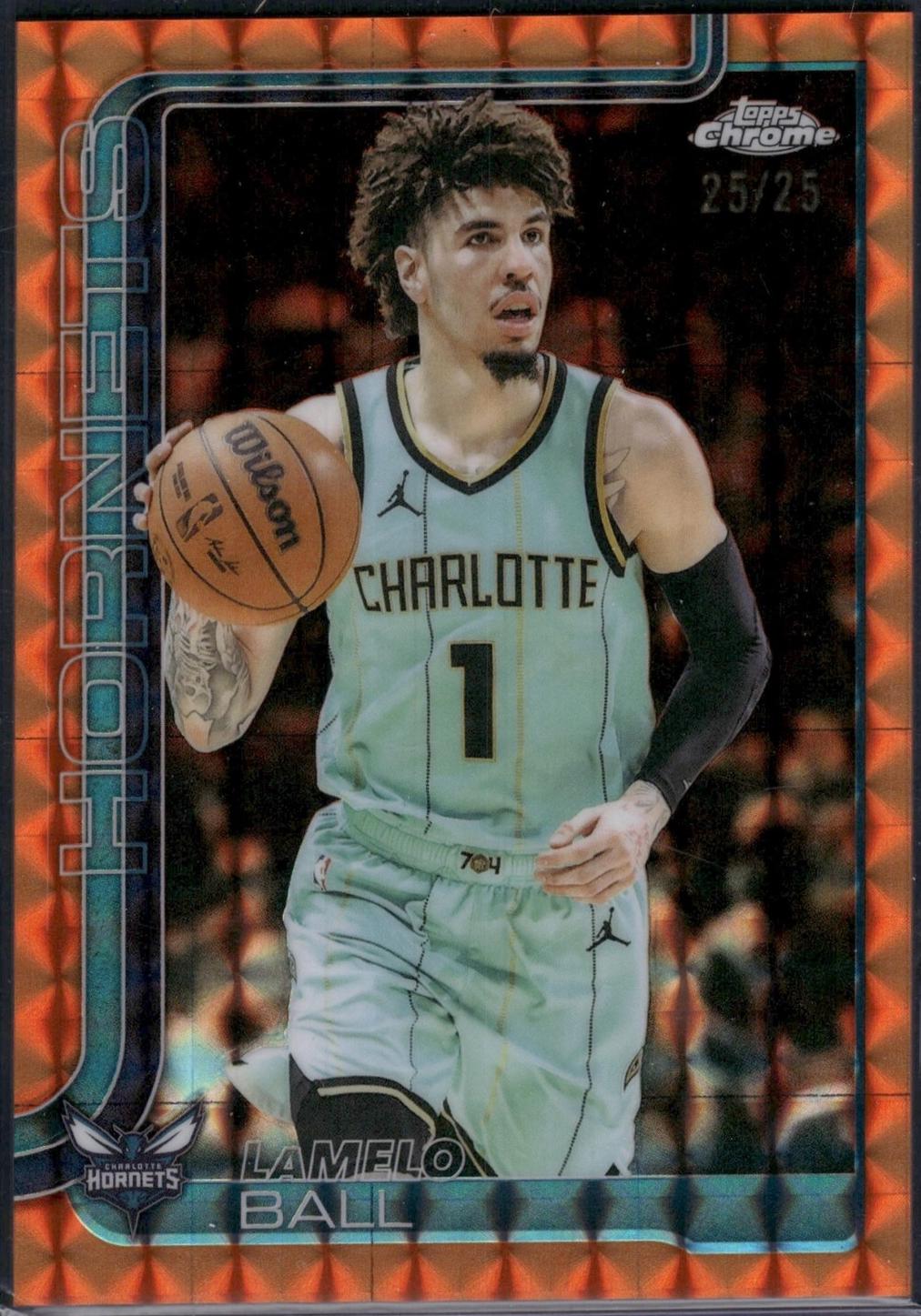 LaMelo Ball [Orange Geometric Refractor] #39