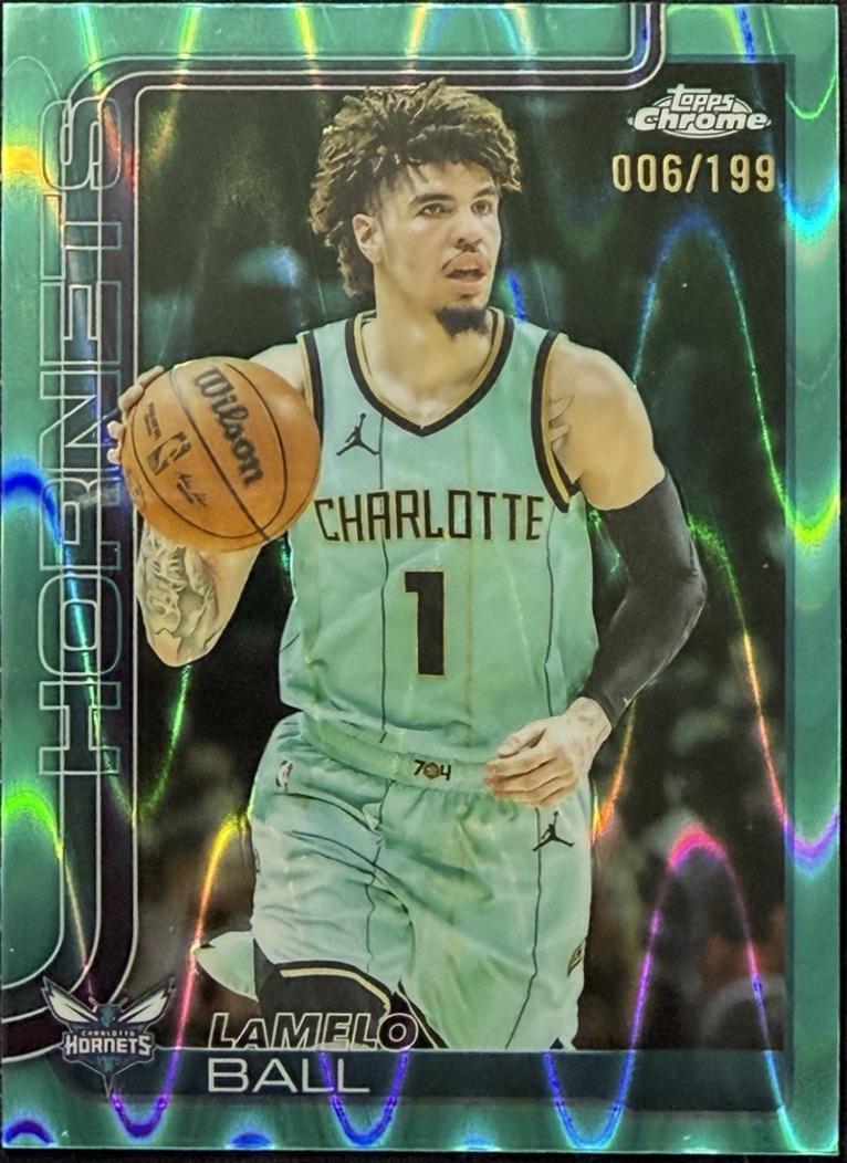 LaMelo Ball [RayWave Aqua Refractor] #39