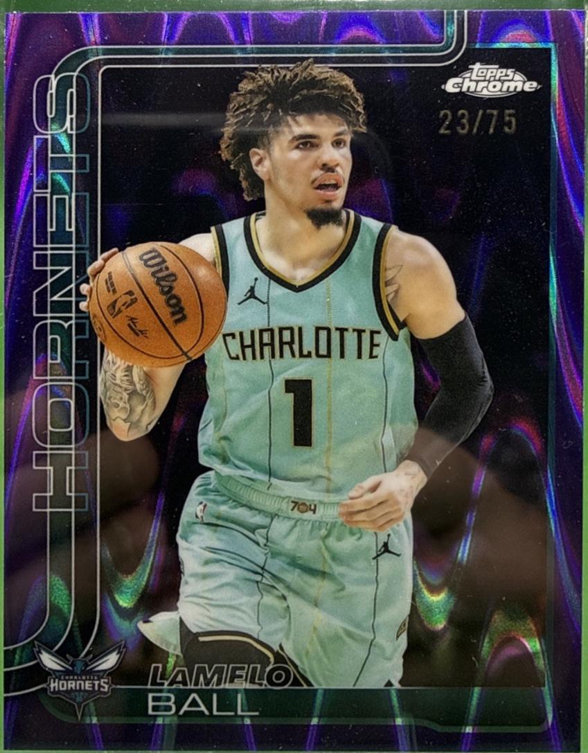 LaMelo Ball [RayWave Purple Refractor] #39