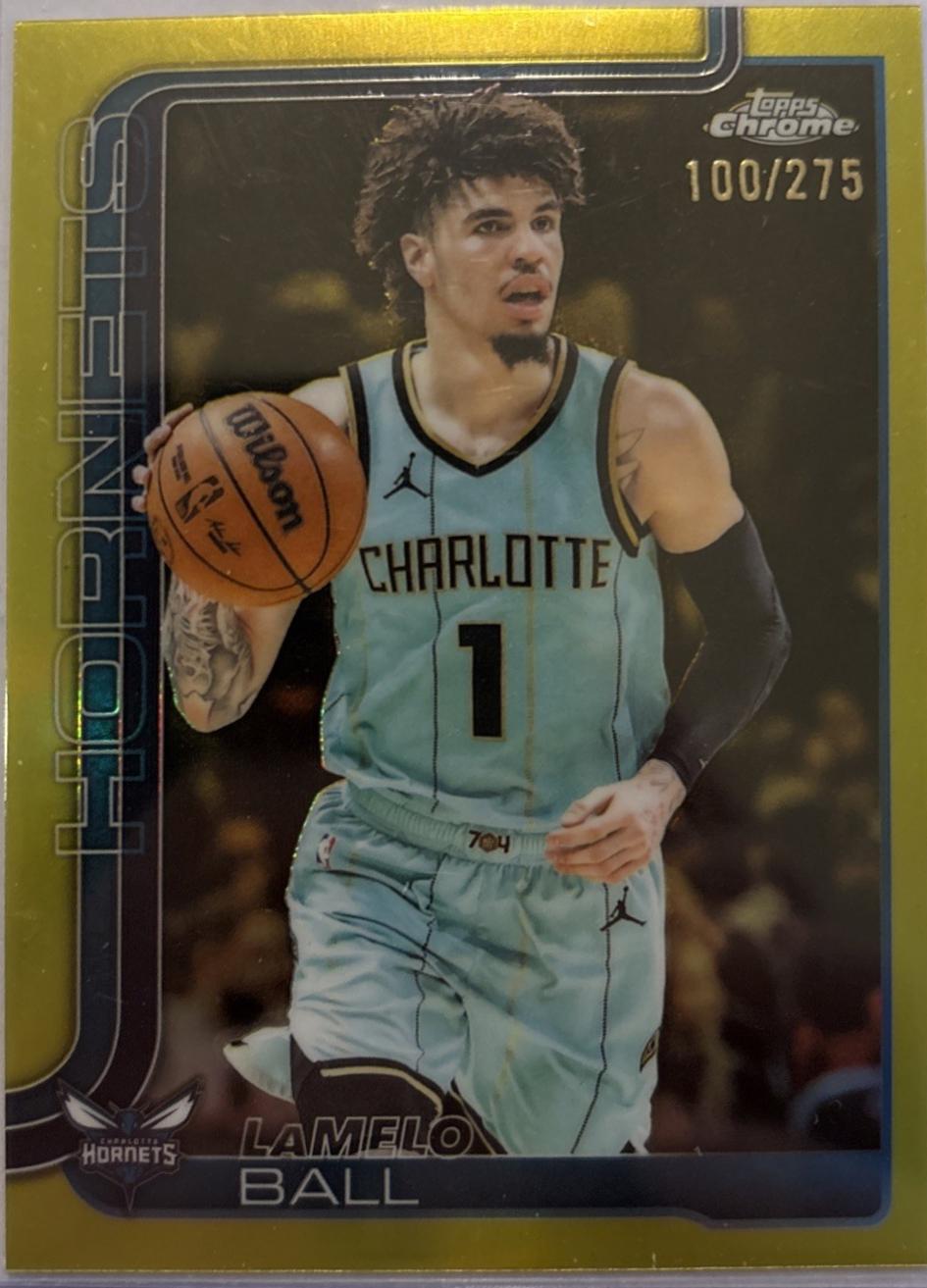 LaMelo Ball [Yellow Refractor] #39