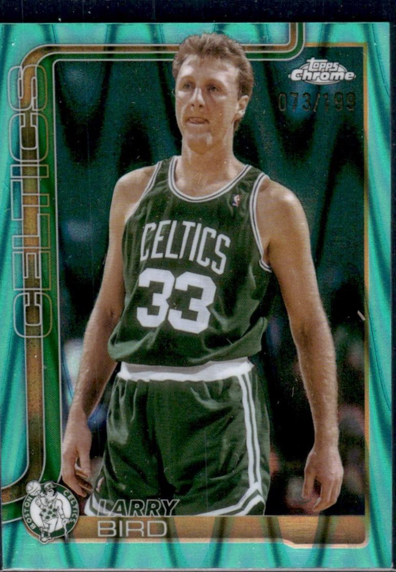 Larry Bird [Aqua Basketball Refractor] #243