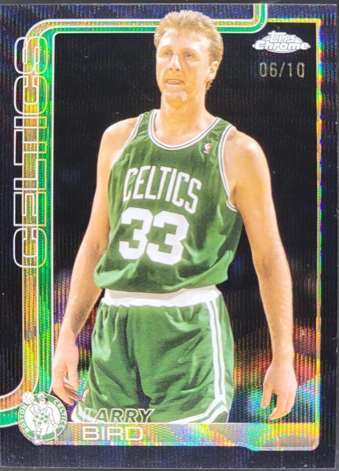 Larry Bird [Black Wave Refractor] #243