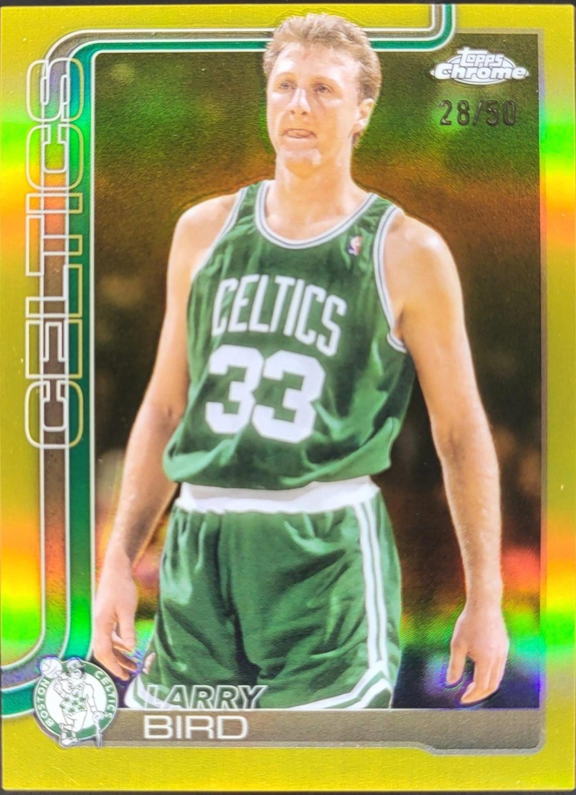 Larry Bird [Gold Refractor] #243