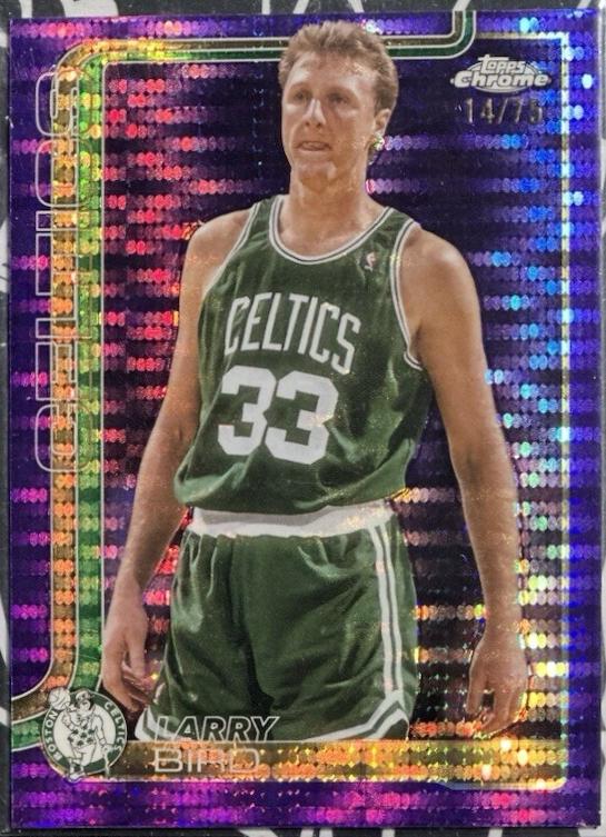 Larry Bird [Pulsar Purple Refractor] #243