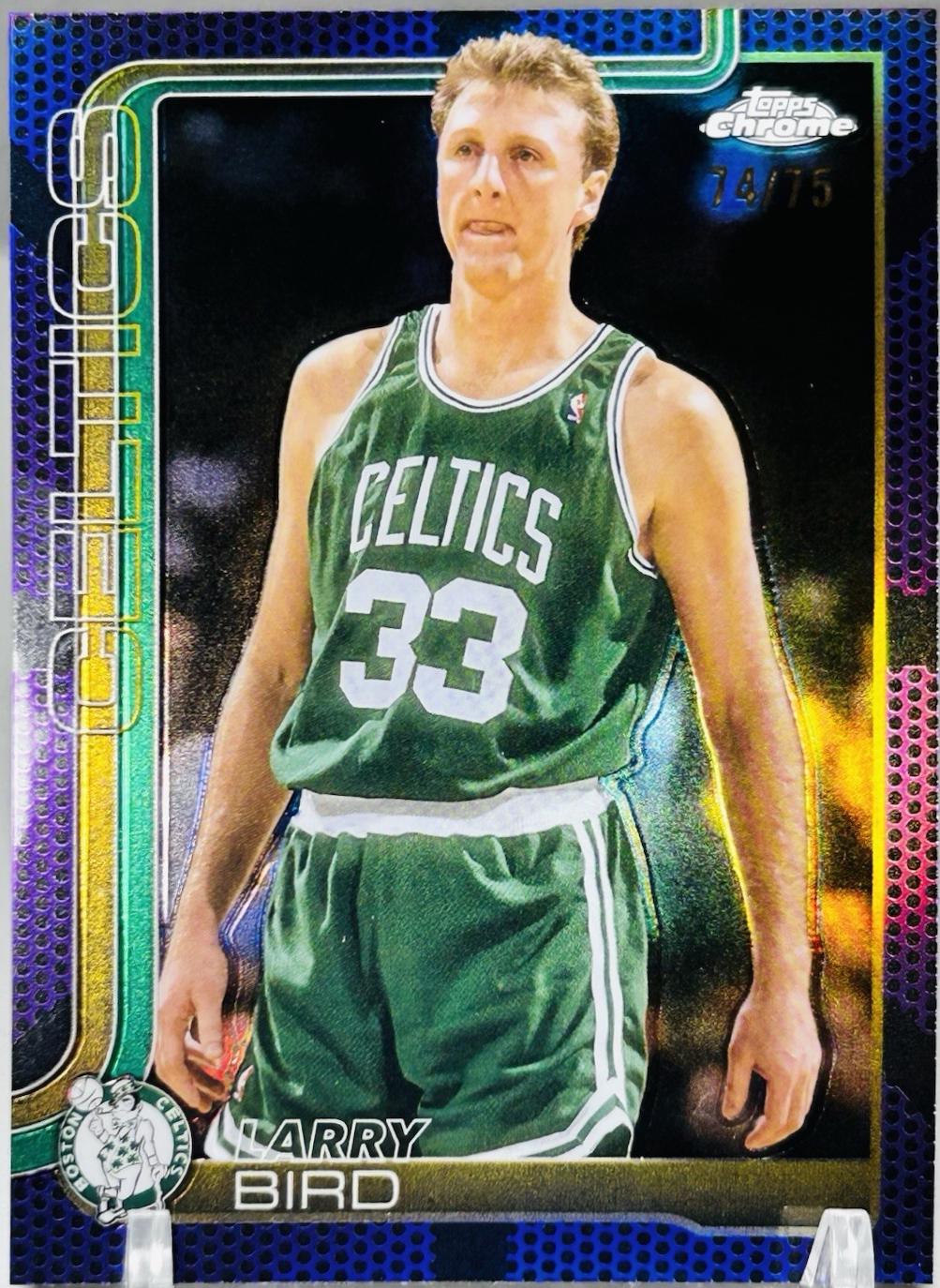 Larry Bird [Purple Basketball Refractor] #243