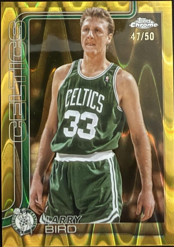 Larry Bird [RayWave Gold Refractor] #243