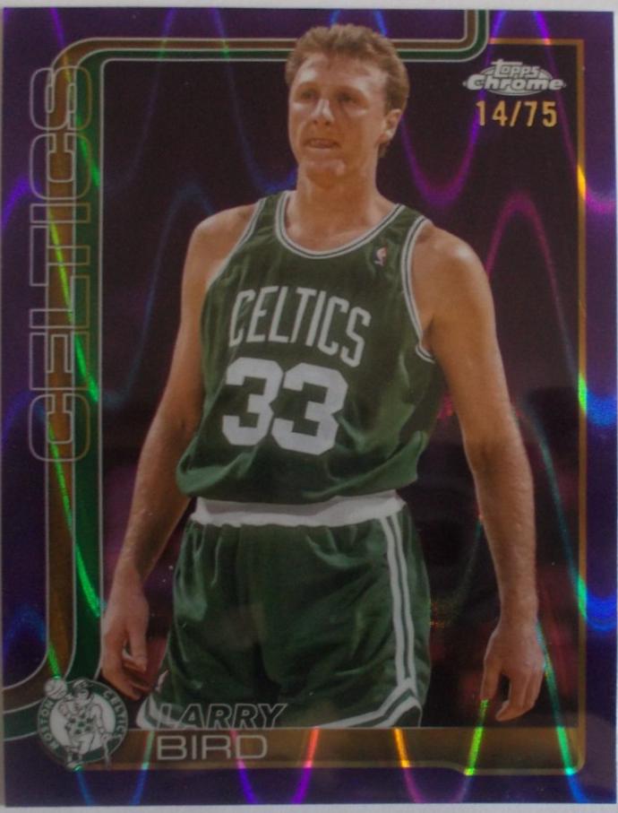 Larry Bird [RayWave Purple Refractor] #243