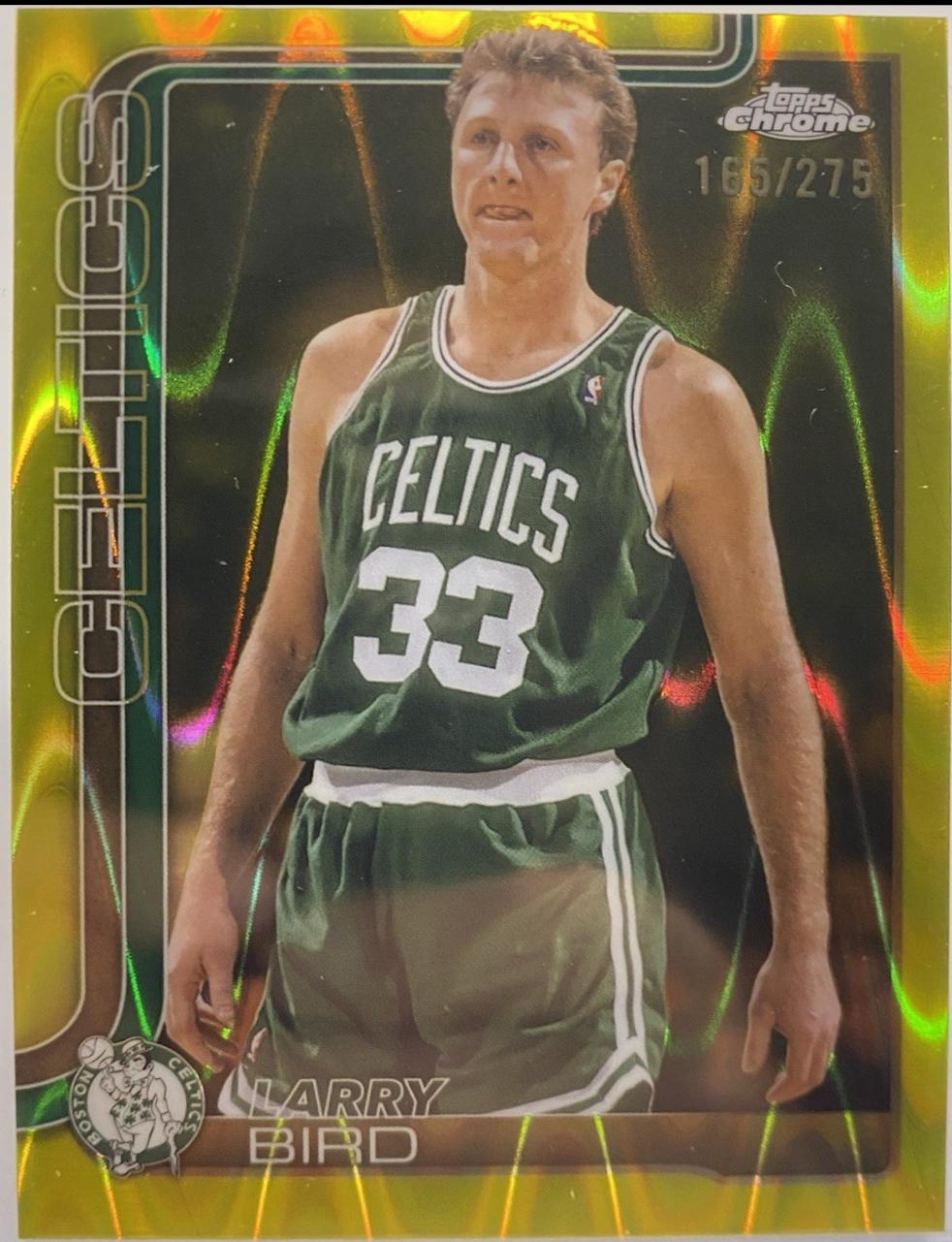 Larry Bird [RayWave Yellow Refractor] #243