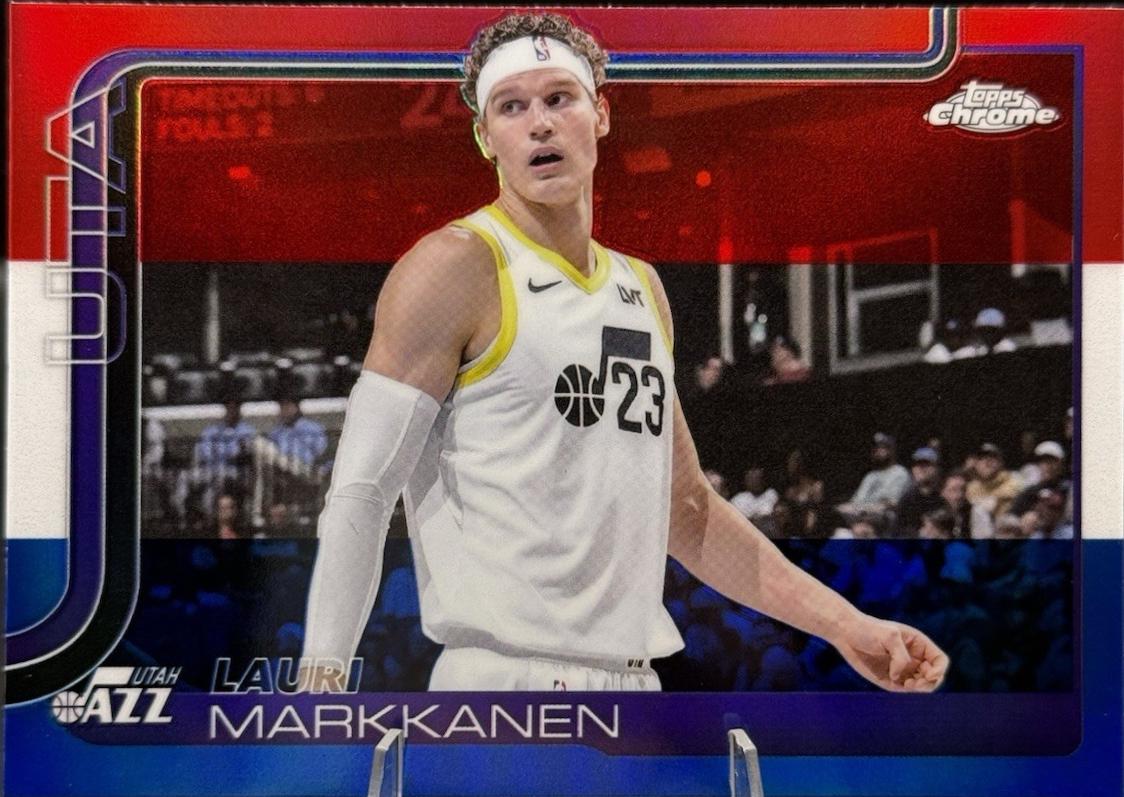 Lauri Markkanen [Red White Blue Refractor] #238