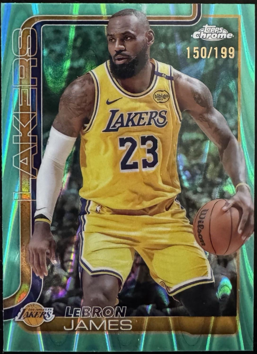 LeBron James [RayWave Aqua Refractor] #127