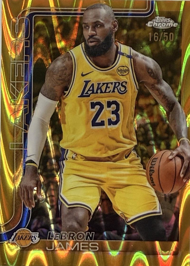 LeBron James [RayWave Gold Refractor] #127