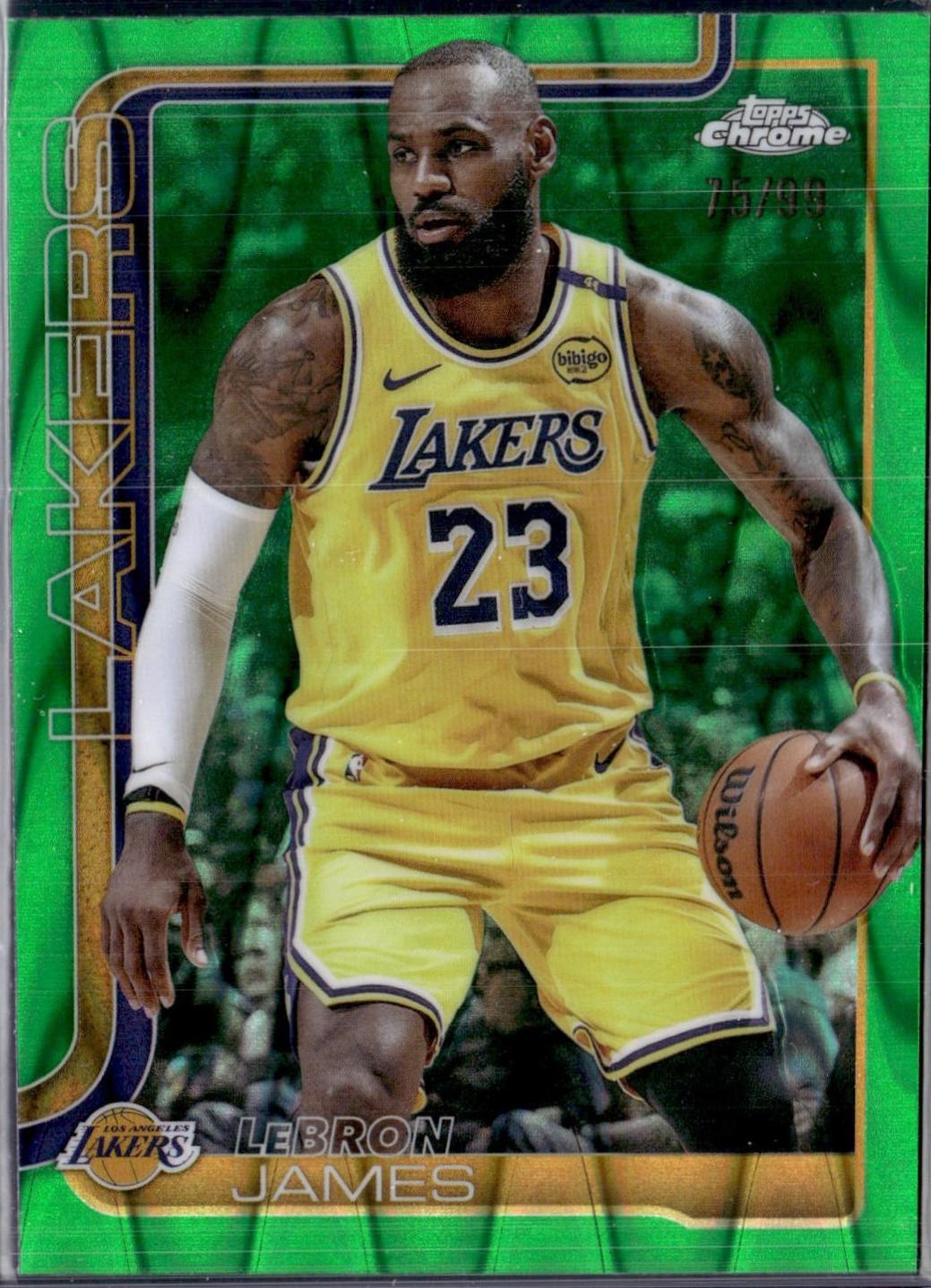 LeBron James [RayWave Green Refractor] #127
