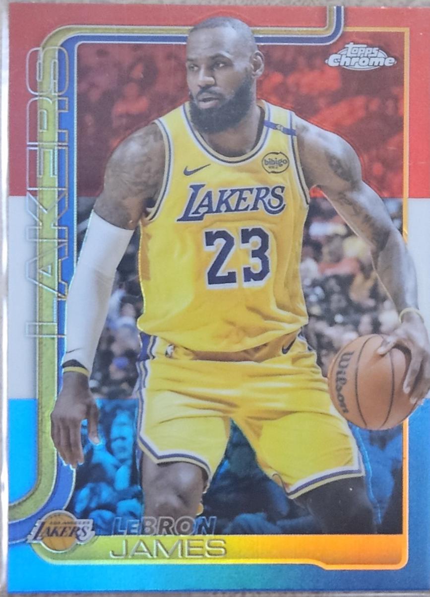 LeBron James [Red White Blue Refractor] #127