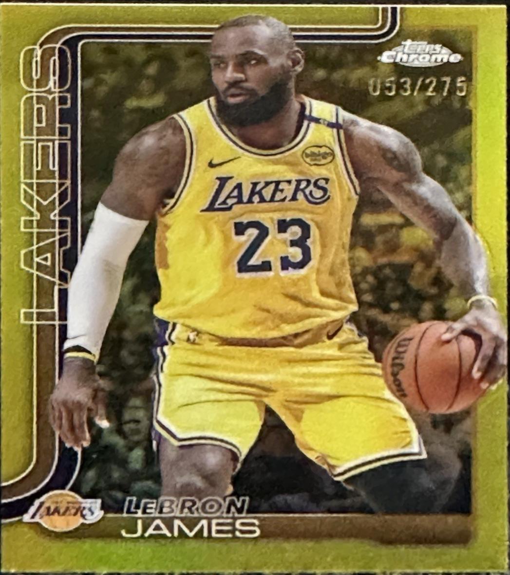 LeBron James [Yellow Refractor] #127