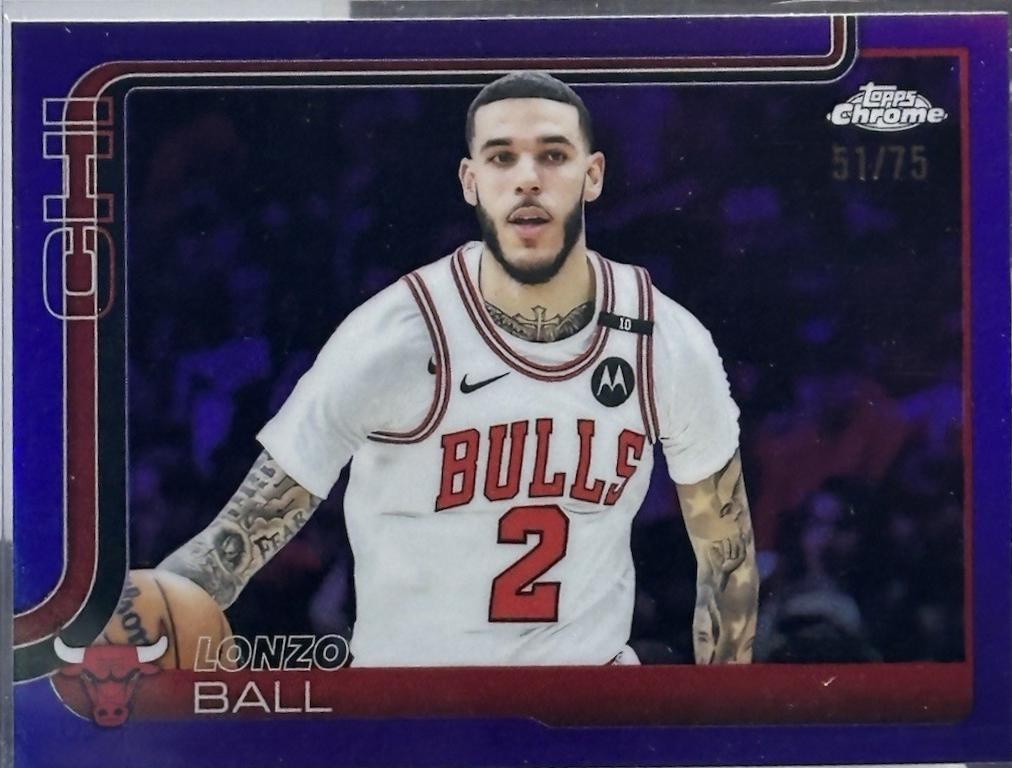 Lonzo Ball [Purple Refractor] #38