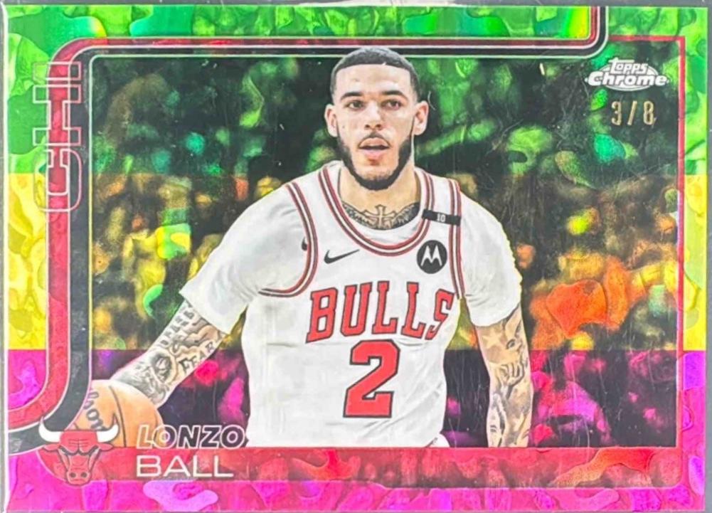 Lonzo Ball [Tri-Color Refractor] #38