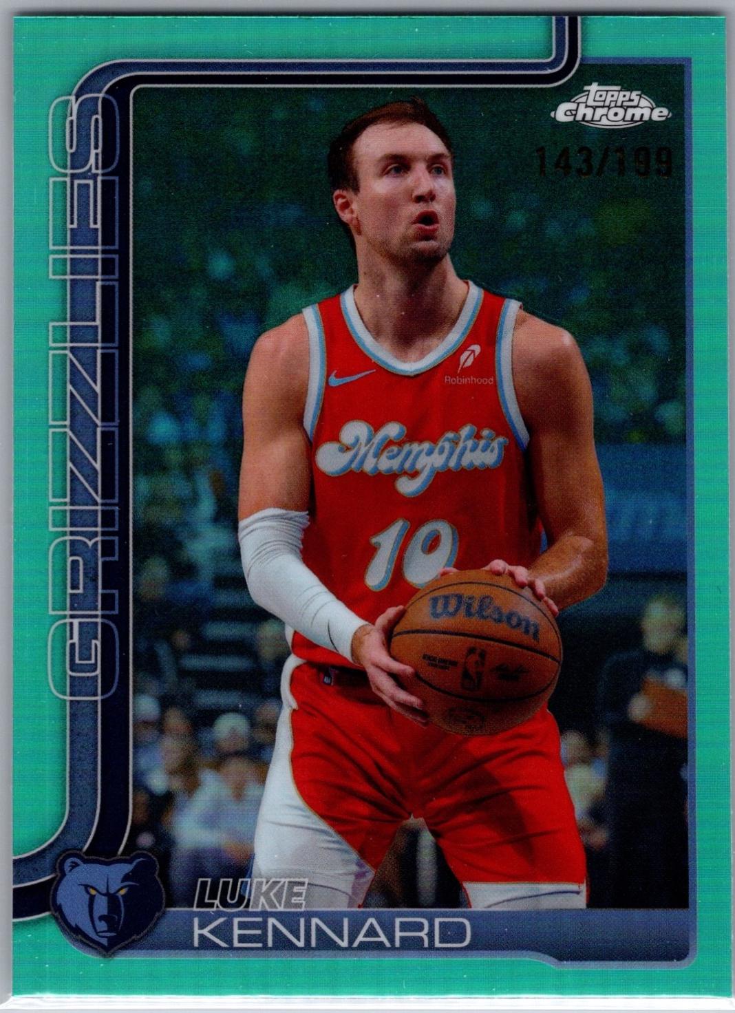 Luke Kennard [Aqua Basketball Refractor] #117