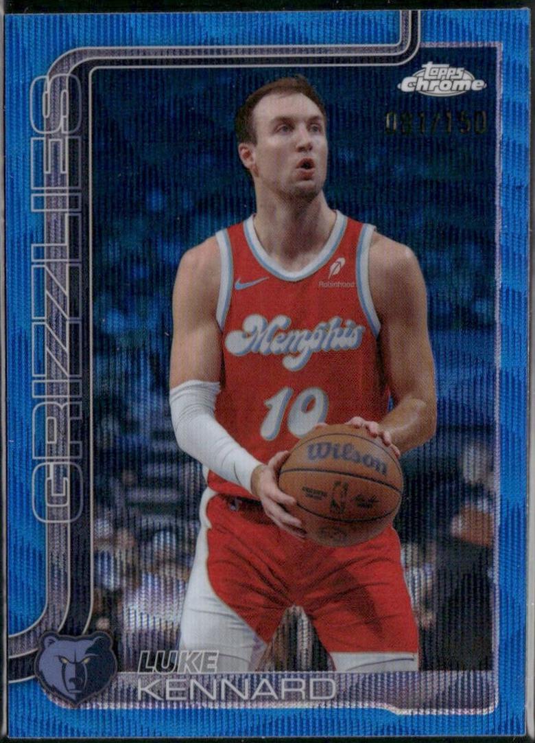 Luke Kennard [Blue Wave Refractor] #117