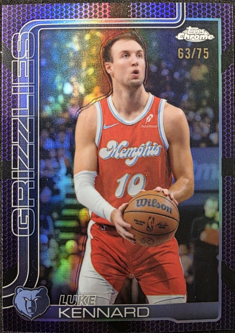 Luke Kennard [Purple Basketball Refractor] #117