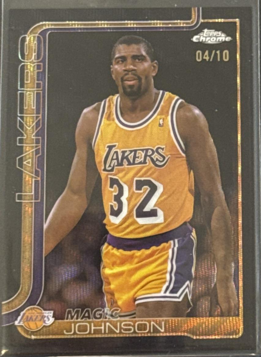 Magic Johnson [Black Wave Refractor] #244