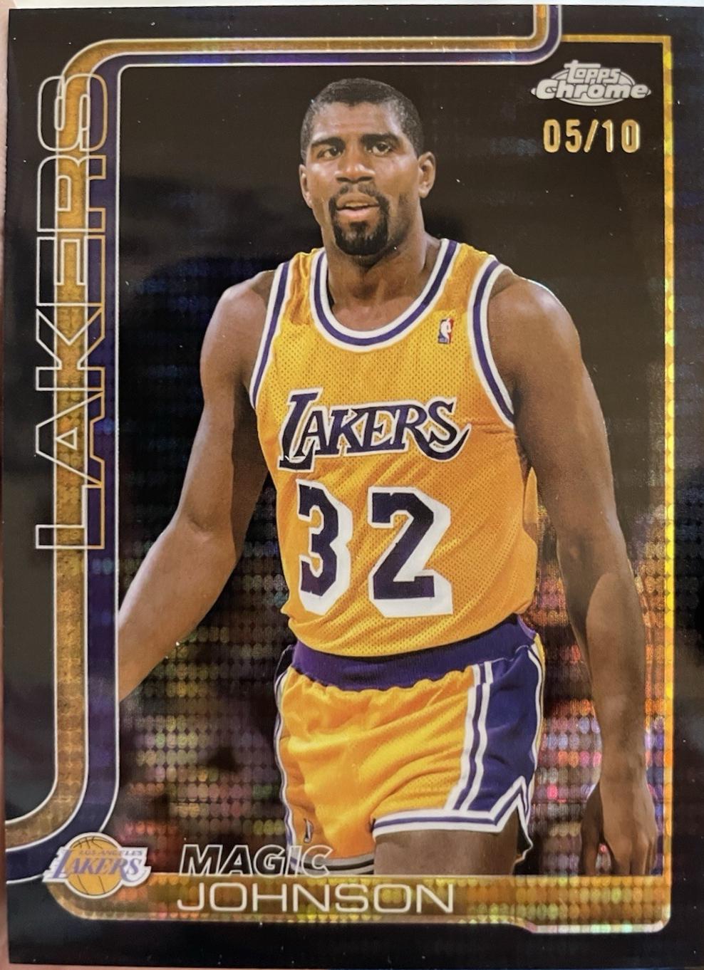 Magic Johnson [Pulsar Black Refractor] #244