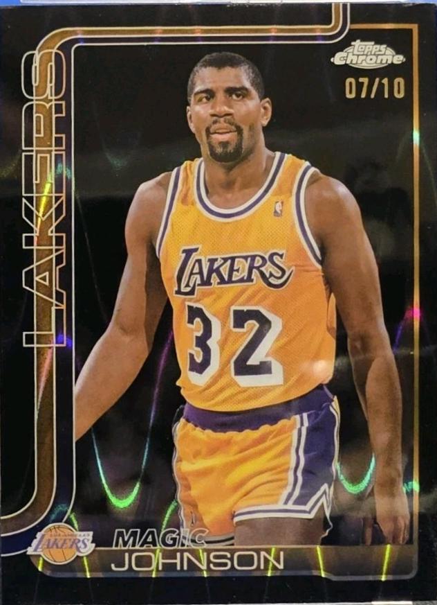 Magic Johnson [RayWave Black Refractor] #244