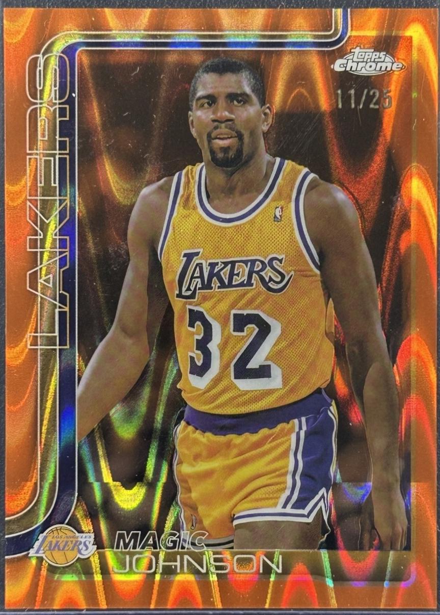 Magic Johnson [RayWave Orange Refractor] #244