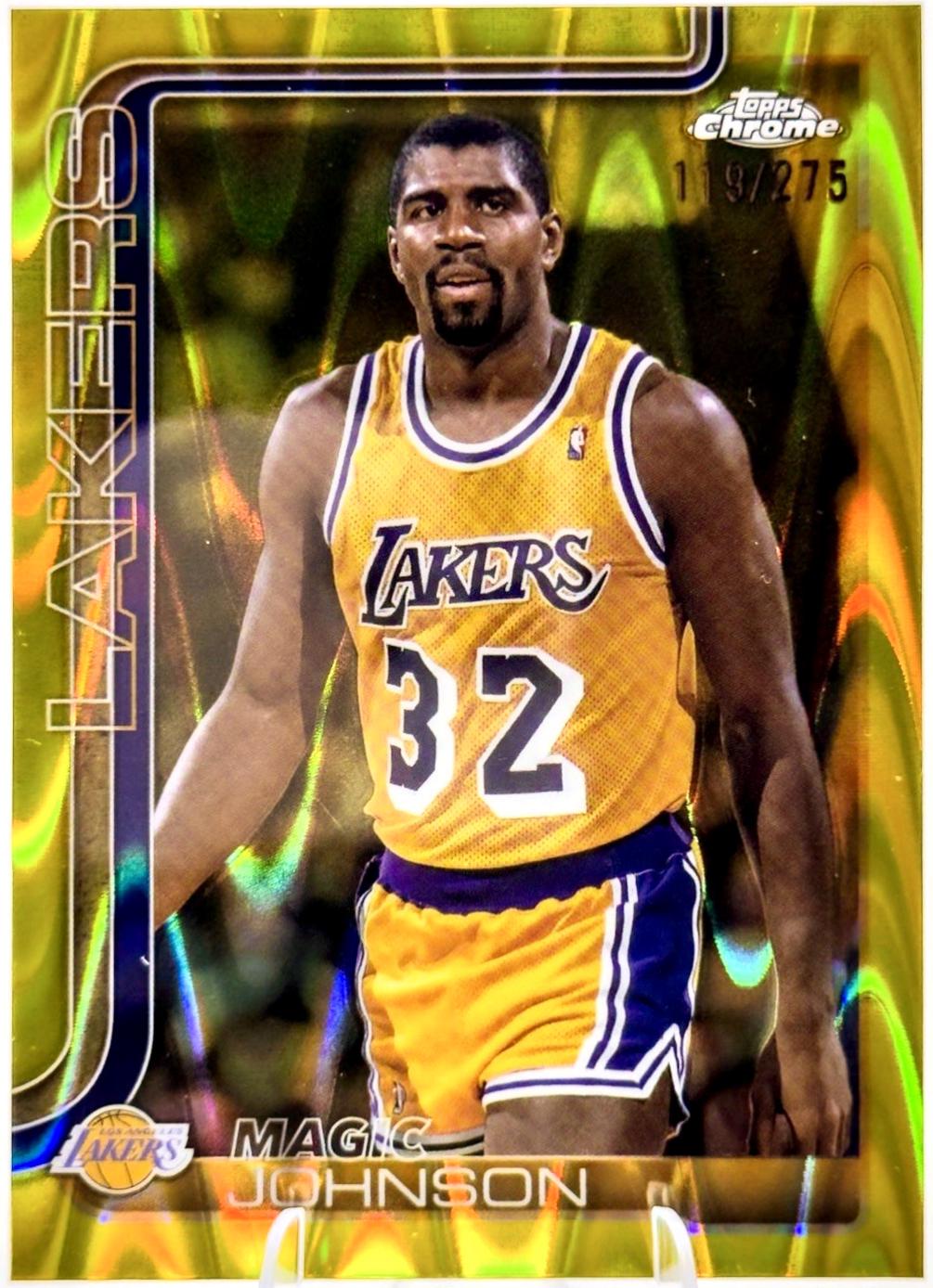 Magic Johnson [RayWave Yellow Refractor] #244