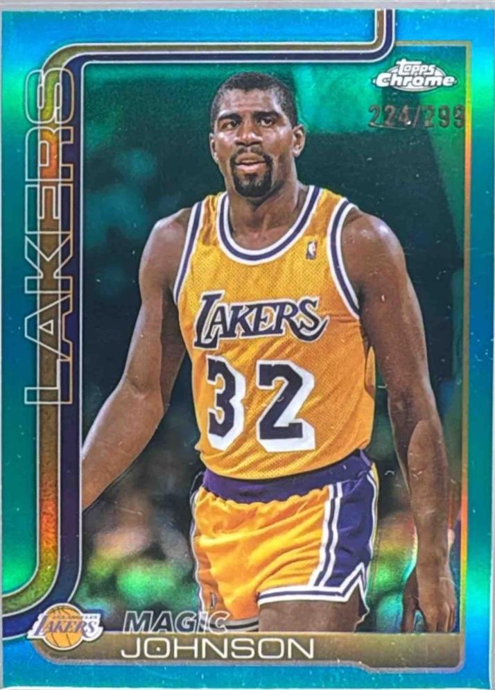 Magic Johnson [Teal Refractor] #244