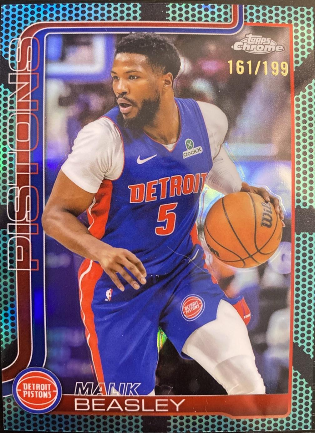 Malik Beasley [Aqua Basketball Refractor] #36
