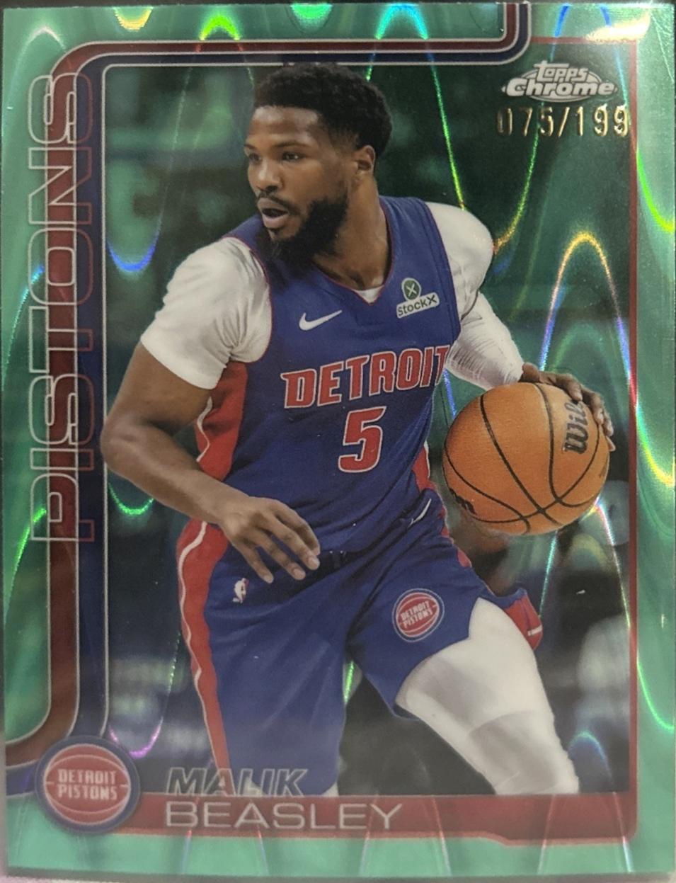 Malik Beasley [RayWave Aqua Refractor] #36