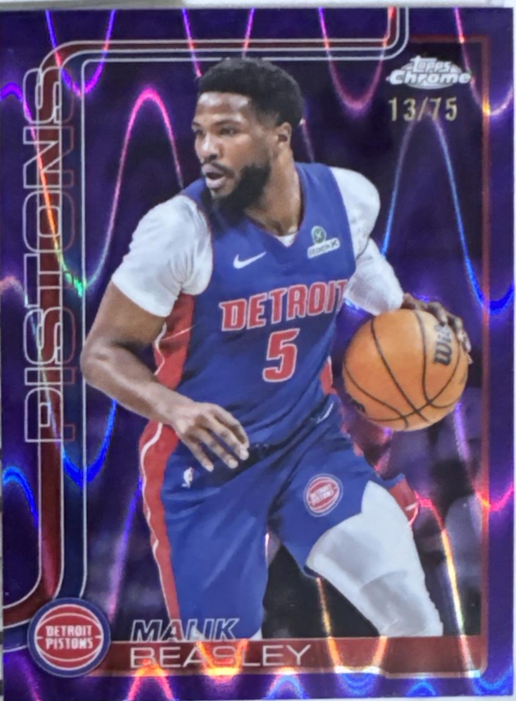 Malik Beasley [RayWave Purple Refractor] #36