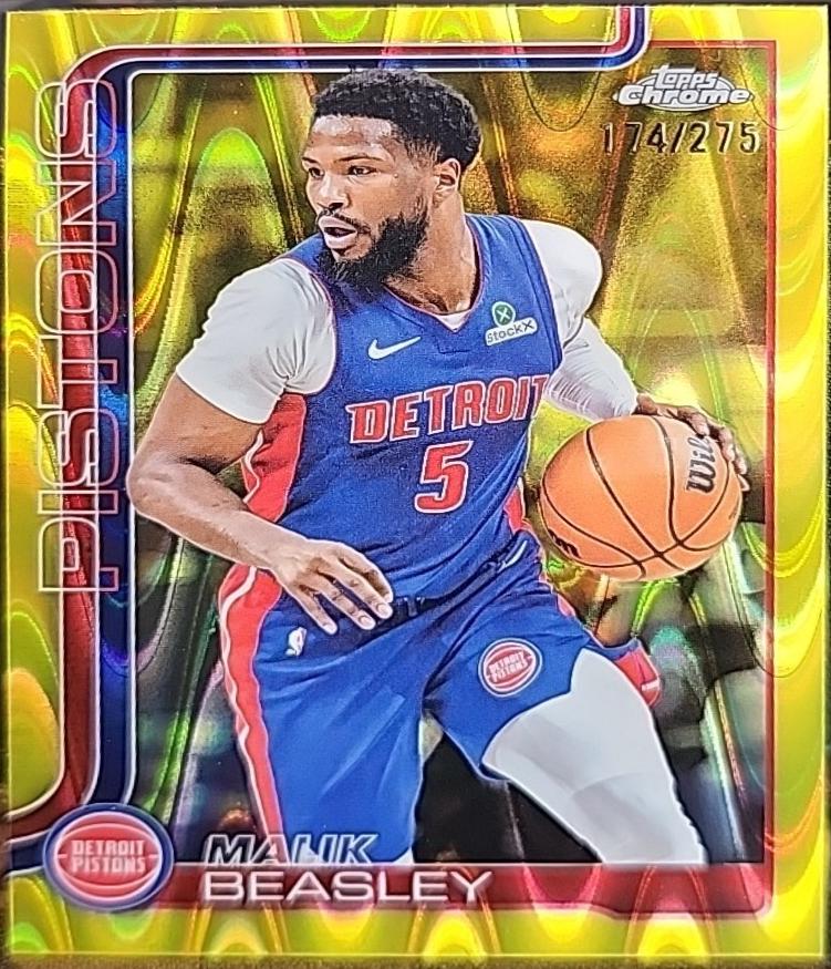 Malik Beasley [RayWave Yellow Refractor] #36