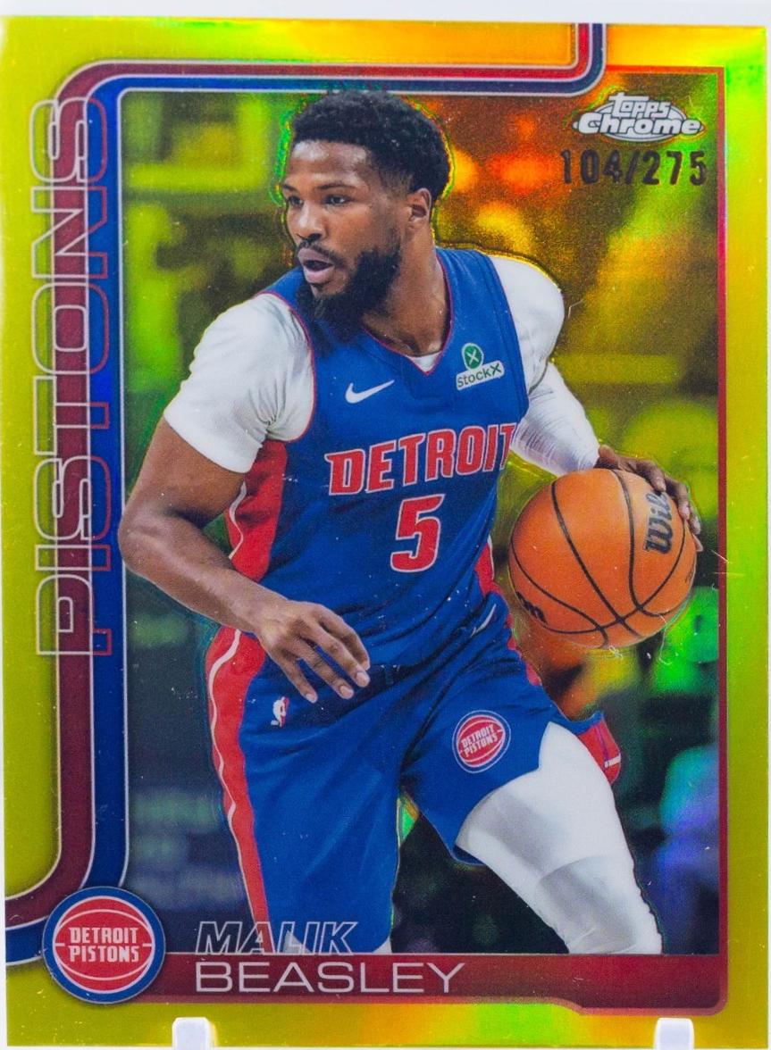 Malik Beasley [Yellow Refractor] #36