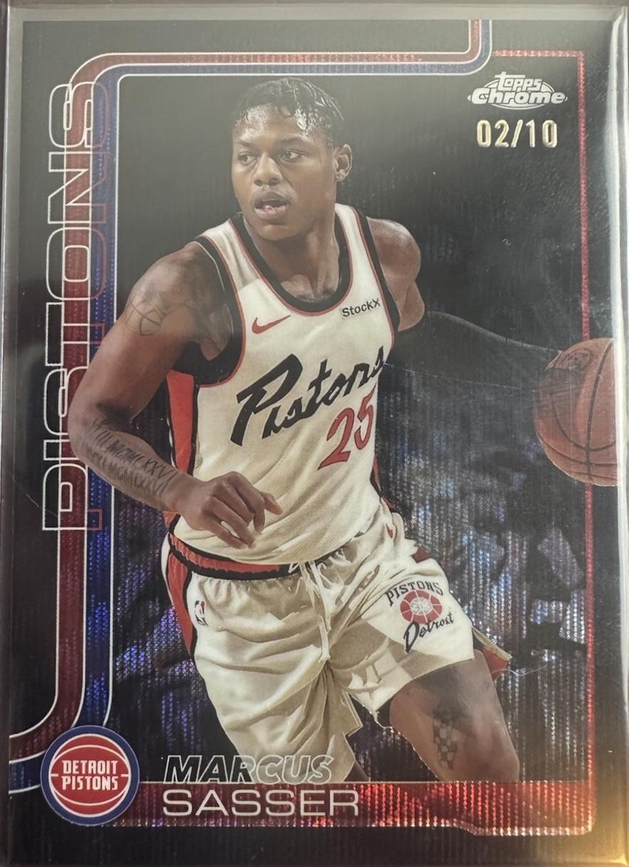 Marcus Sasser [Black Basketball Refractor] #35